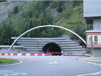 Tunnel du Mt Blanc côté italien